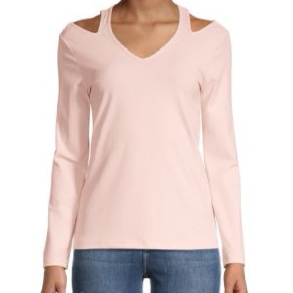 COOPER & ELLA Rib Knit Cutout Top - Picture 2 of 3